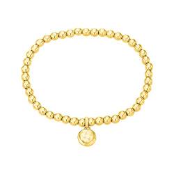 JOOP! Armband Edelstahl Damen Armschmuck, 18 cm, Gold, Kommt in Schmuck Geschenk Box, 2032663 von Joop!