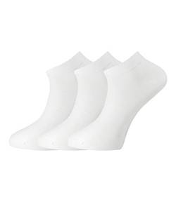 JOOP! Damen Sneaker Kurzsocken Füßlinge 760001 3 Paar, Farbe:Weiß;Strumpf-/Sockengröße:39-42;Artikel:-1000 white von Joop!