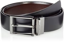 JOOP Herren 7162 JOOPCOLL. Belt 3,5 cm Gürtel, Mehrfarbig (Schwarz-Braun 10-52), 100 von Joop!