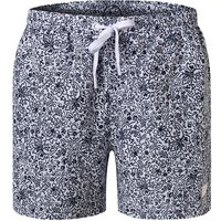 JOOP! Herren Badeshorts blau Mikrofaser floral,Gemustert von Joop!