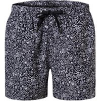 JOOP! Herren Badeshorts blau Mikrofaser floral,Gemustert von Joop!