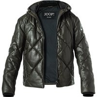 JOOP! Herren Lederjacke grün Lammnappa unifarben von Joop!