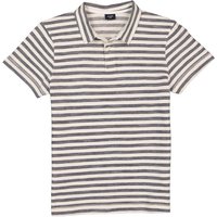 JOOP! Herren Polo-Shirt beige Baumwoll-Piqué gestreift von Joop!