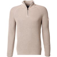 JOOP! Herren Troyer beige Baumwolle unifarben von Joop!