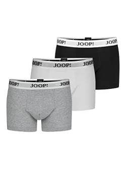 Joop! 17 JB-3-Pack-Boxer Co/EL 970 Weiß Grau Schwarz S von Joop!