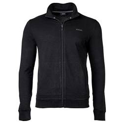 Joop! Herren Jersey-Jacke - Homewear, Steh-Kragen, Langarm, Stretch Cotton, uni Schwarz S von Joop!