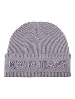 Joop! Herren Mütze JJ224CAP005 Schwarz Grau Beanie 52% Viskose, Größe:One Size, Farbe:Silver 041 von Joop!