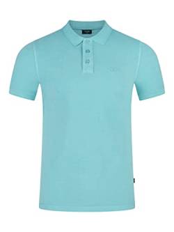 Joop! Herren Poloshirt Ambrosio - Regular Fit S-3XL Blau Grau Grün Türkis Pink, Größe:M, Farbe:TurquoiseAqua 445 von Joop!