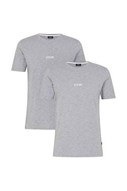 Joop! Herren R-Neck T-Shirt, 2er Pack, Graumelange, M von Joop!