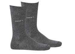 Joop! Herren Socken 2 Paar, Basic Soft Cotton Sock 2-Pack, Einfarbig - Farbwahl: Farbe: Anthrazit | Größe: 39-42 (6-8 UK) von Joop!