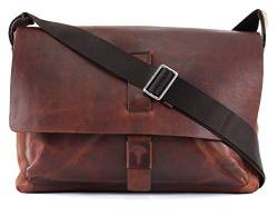 Joop! Messenger Leder 37 cm Laptopfach,Darkbrown,Einheitsgröße von Joop!