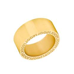 Joop! Unisex-Edelstahlring Edelstahl 56 Gold 32024531 von Joop!