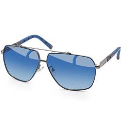 Joopin Polarisierte Sonnenbrille Herren Damen Blau und Klassische Retro Fahrerbrille Polarized Sunglasses Men mit UV403 Schutz Für Outdoor Wandern Angeln(Blau) von Joopin