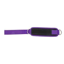 D-Ring-Knöchelschnalle, tragbare, verschleißfeste Fitness-Knöchelschnalle, bequem verstellbar für das Fitnessstudio(Violett) von Jopwkuin