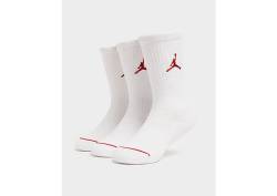 Jordan 3 Pack Crew Socken Kinder, White von Jordan