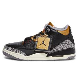 Nike Air Jordan 3 Retro Black Cement Gold 36 1/2 von Jordan