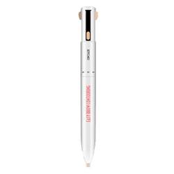 Brow Pen Augenbrauenkontur Pen 4 in 1 langlebig drehen Definierende Hervorhebung des Brauenstifts Blonde von Jorzer