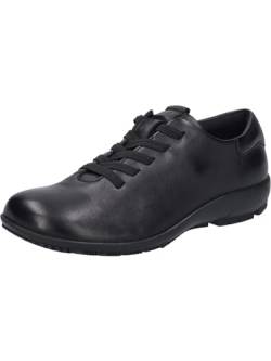 Josef Seibel Damen Bequemschuhe Charlotte 01,Weite G (Normal),Halbschuhe,schnürschuhe,schnürer,bequem,Schnuerer,Black-Black,39 EU von Josef Seibel