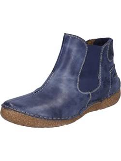 Josef Seibel Damen Chelsea Boots Fergey 63,Weite G (Normal),Wechselfußbett,Schlupfstiefel,Stiefel,Bootee,Booties,Blau (Ocean),38 EU von Josef Seibel