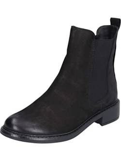 Josef Seibel Damen Chelsea Boots Selena 19,Weite G (Normal),Wechselfußbett,stiefel,bootee,booties,halbstiefel,schwarz,39 EU von Josef Seibel