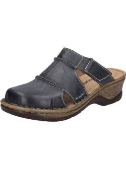 Josef Seibel Damen Clogs Catalonia 84, Frauen Slipper,Weite G (Normal),Backless Slipper,Gartenschuhe,Sommerschuhe,dunkelblau,39 EU von Josef Seibel