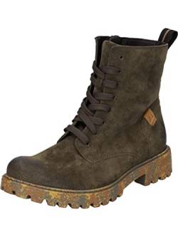 Josef Seibel Damen Combat Boots Marta 02,Weite G (Normal),Wechselfußbett,Kurzstiefel,uebergangsschuhe,uebergangsstiefel,Grün (moos),41 EU von Josef Seibel