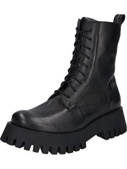 Josef Seibel Damen Combat Boots Mavie 06,Weite G (Normal),Wechselfußbett,kurzstiefel,uebergangsschuhe,uebergangsstiefel,schwarz,42 EU von Josef Seibel