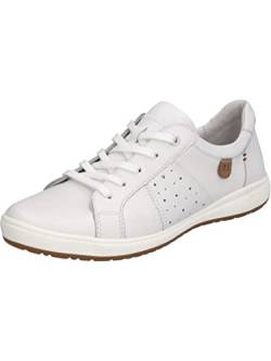 Josef Seibel Damen Low-Top Sneaker Caren 01,Weite G (Normal),Wechselfußbett,straßenschuhe,Strassenschuhe,Sportschuhe,Weiß (Weiss),45 EU von Josef Seibel