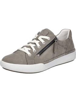 Josef Seibel Damen Low-Top Sneaker Claire 03,Weite G (Normal),Wechselfußbett,Laufschuhe,schnürschuhe,schnürer,Halbschuhe,grau,39 EU von Josef Seibel