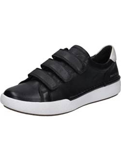 Josef Seibel Damen Low-Top Sneaker Claire 12,Weite G (Normal),Wechselfußbett,Klettverschluss,Halbschuhe,schwarz-Kombi,40 EU von Josef Seibel