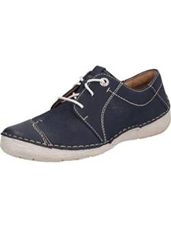 Josef Seibel Damen Low-Top Sneaker Fergey 20,Weite G (Normal),Wechselfußbett,Freizeitschuhe,Laufschuhe,schnürer,Blau (Ocean-Kombi),44 EU von Josef Seibel