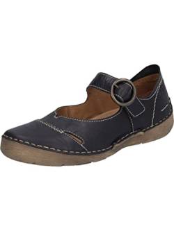 Josef Seibel Damen Riemchenballerinas Fergey 80,Weite G (Normal),Wechselfußbett,Slip-ons,spangenballerinas,Mary-Jane,schwarz,36 EU von Josef Seibel