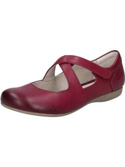 Josef Seibel Damen Riemchenballerinas Fiona 72, Frauen Flats,Weite G (Normal),Ballerina-Schuhe,Ballett-Schuhe,flach,Berry,40 EU von Josef Seibel