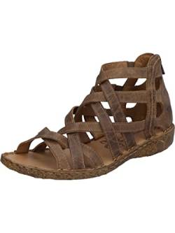 Josef Seibel Damen Riemchensandalen Rosalie 17,Weite G (Normal),römersandalen,sandaletten,gladiatoren-sandalen,brandy,44 EU von Josef Seibel