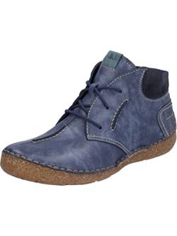 Josef Seibel Damen Schnürstiefeletten Fergey 65,Weite G (Normal),Wechselfußbett,halbstiefel,Kurzstiefel,uebergangsschuhe,Blau (Ocean),38 EU von Josef Seibel