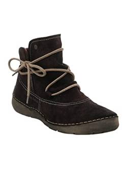 Josef Seibel Damen Schnürstiefeletten Fergey 99,Weite G (Normal),lose Einlage,lady,ladies,boots,stiefel,bootee,booties,Rot (bordeaux),37 EU / 4 UK von Josef Seibel