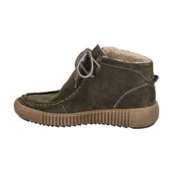 Josef Seibel Damen Schnürstiefeletten Maren 26,Weite G (Normal),Wechselfußbett,schnürboots,winterstiefel,winterschuhe,Grün (moos),41 EU von Josef Seibel