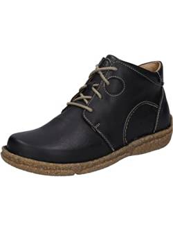 Josef Seibel Damen Schnürstiefeletten Neele 46,Weite G (Normal),Wechselfußbett,halbstiefel,Kurzstiefel,uebergangsschuhe,Grau (Titan),36 EU von Josef Seibel