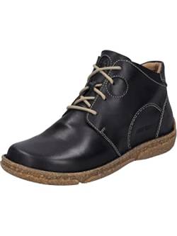 Josef Seibel Damen Schnürstiefeletten Neele 46,Weite G (Normal),Wechselfußbett,halbstiefel,kurzstiefel,schwarz,40 EU von Josef Seibel