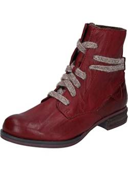 Josef Seibel Damen Schnürstiefeletten Sanja 18,Weite G (Normal),Wechselfußbett,uebergangsstiefel,schnürboots,Boots,Rot (Bordeaux),36 EU von Josef Seibel