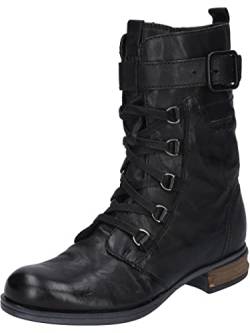 Josef Seibel Damen Schnürstiefeletten Sanja 21,Weite G (Normal),Wechselfußbett,halbstiefel,Kurzstiefel,schwarz,41 EU von Josef Seibel