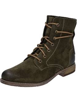 Josef Seibel Damen Schnürstiefeletten Sienna 70,Weite G (Normal),Wechselfußbett,uebergangsstiefel,schnürboots,boots,Grün (bosco),41 EU von Josef Seibel