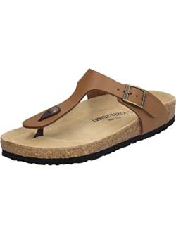 Josef Seibel Damen Zehentrenner Bianca 02, Frauen Sandalen,Weite G (Normal),bequem,leicht,sommer,strand,sommerschuhe,Braun (cognac),39 EU von Josef Seibel