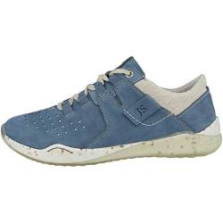 Josef Seibel Damen sportliche Schnürer Ricky 18,Weite G (Normal),lose Einlage,schnürer,Halbschuhe,straßenschuhe,Lady,Blau (blau-Kombi),37 EU / 4 UK von Josef Seibel