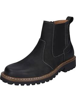 Josef Seibel Herren Chelsea Boots Chance 65,Weite G (Normal),kurzstiefel,uebergangsschuhe,uebergangsstiefel,flach,bootee,schwarz,41 EU von Josef Seibel