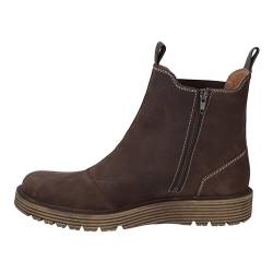 Josef Seibel Herren Chelsea Boots Cooper 01,Weite G (Normal),Wechselfußbett,booties,halbstiefel,kurzstiefel,Braun (mocca-kombi),46 EU von Josef Seibel