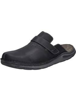 Josef Seibel Herren Clogs Maverick 18, Männer Slipper,Weite G (Normal),Pantoletten,Slip on,Freizeitschuhe,Schlupfschuhe,schwarz,42 EU von Josef Seibel