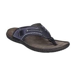 Josef Seibel Herren Flip Flops Leder Paul 57,Weite G (Normal),zehenkneifer,flip flops,sandaletten,bequem,leicht,sommer,man,Blau (jeans),41 EU von Josef Seibel