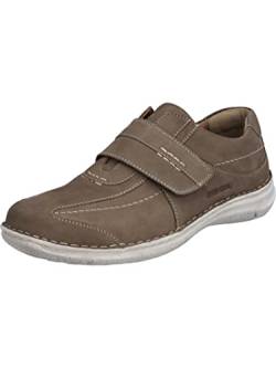 Josef Seibel Herren Kletthalbschuhe ALEC,Weite K (Extra weit),Wechselfußbett,Klettschuhe,Strassenschuhe,Sneaker,Braun (Vulcano),44 EU von Josef Seibel