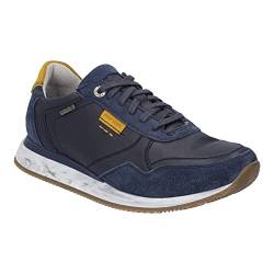 Josef Seibel Herren Low-Top Sneaker Anton 50,Weite G (Normal),lose Einlage,wasserdicht,Freizeitschuhe,Turnschuhe,dunkelblau-Kombi,44 EU / 9.5 UK von Josef Seibel